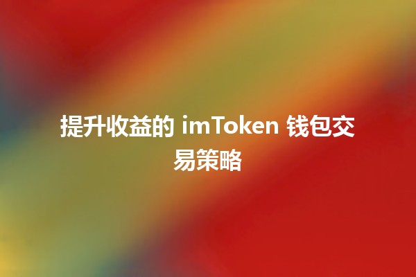 提升收益的 imToken 钱包交易策略 💹💰