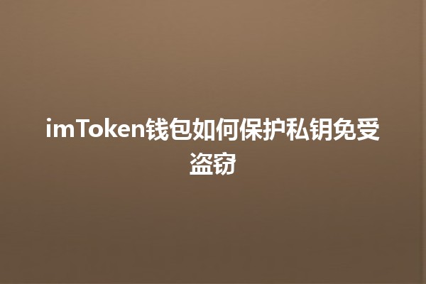 🛡️ imToken钱包如何保护私钥免受盗窃