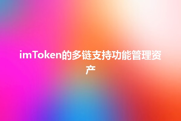 imToken的多链支持功能管理资产 🪙🌐